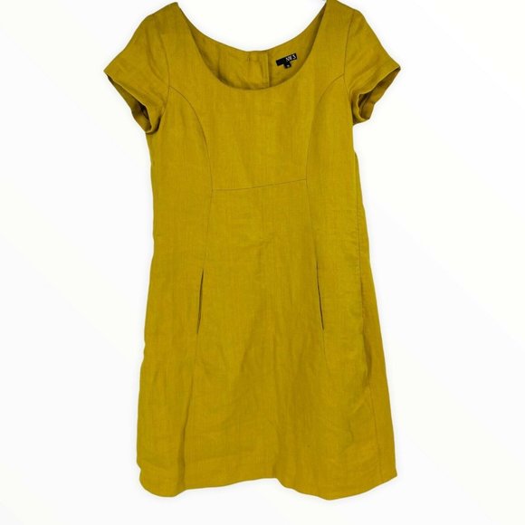 Hobbs store mustard dress